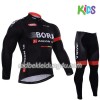 Set Langarmtrikot + Radhose Lange 2017 Bora-Hansgrohe Kinder N003